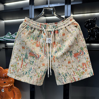 Shorts Jacquard Créatifs Haut de Gamme Tendance 2026 pour Hommes – Pantalons Mi-Longs Décontractés de Plage Ample – Vente en Gros Usine