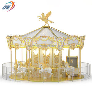 Manèges de type carrousel rotatif électriques, anciens, de style <span class=keywords><strong>royal</strong></span>, pour enfants, d'extérieur, magnifiques et attrayants, à vendre - Product Image 2