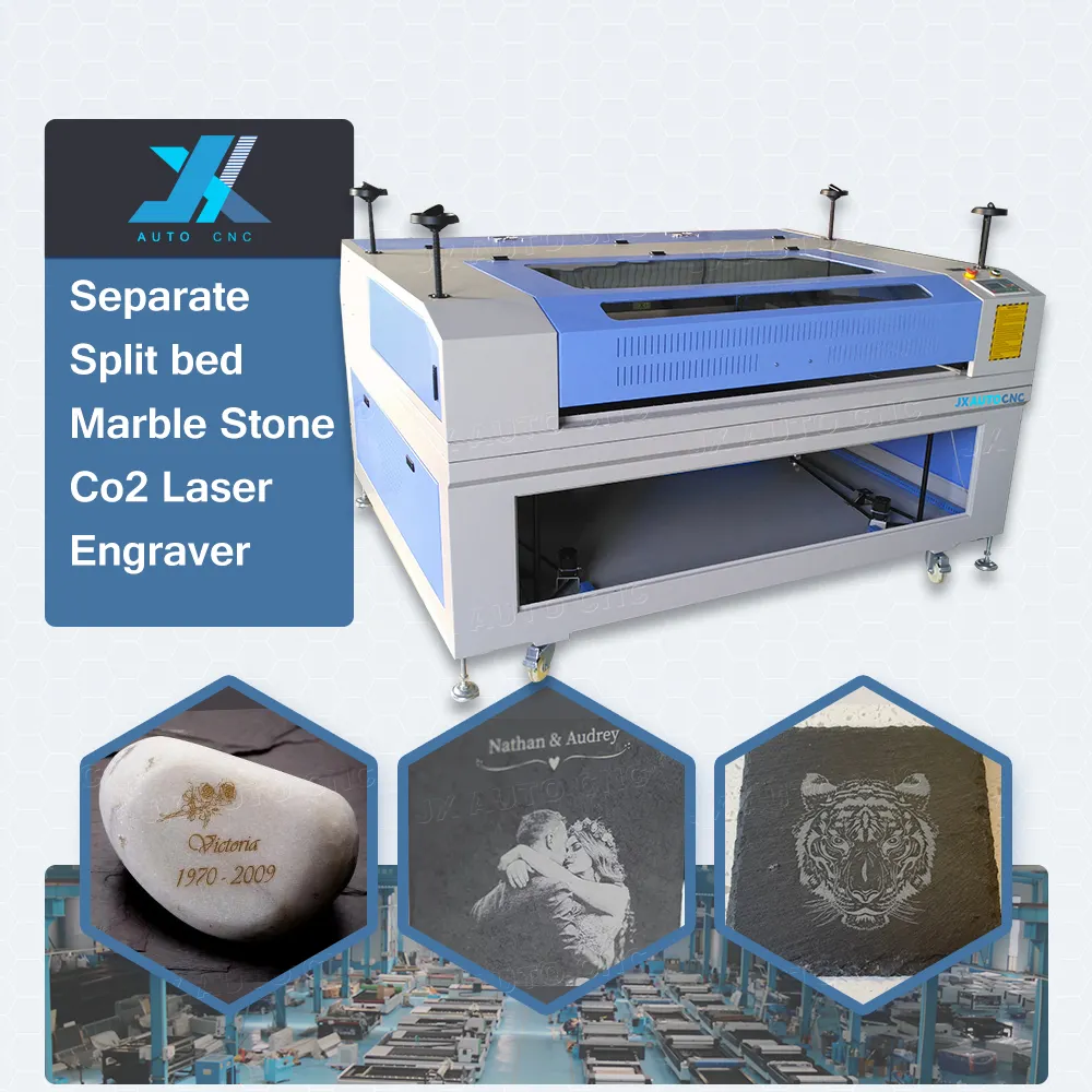 JX Hochwertige CO2-Lasergravurmaschine Marmor Stein Porträt Schreibmaschine Preis