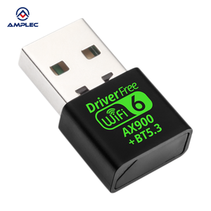 อะแดปเตอร์ USB WiFi 6 AX900 BT5.3 แบบ 2-in-1 สำหรับเดสก์ท็อปพีซี, อะแดปเตอร์เครือข่ายไร้สายแบบดูอัลแบนด์ 2.4G/5GHz, BT 5.4, สำหรับวินโดวส์ 10/<span class=keywords><strong>11</strong></span> - Product Image 1
