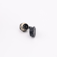 Capuchon étanche pour connecteur d'alimentation mâle 3 broches GX16/20 à montage sur panneau avec capuchon anti-poussière 16MM