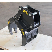 Grappin hydraulique XZFE, grappin hydraulique pour bois, grappin rotatif, grappin de tri pour excavatrice