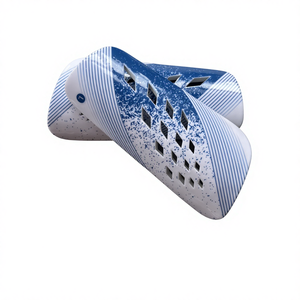 कारखाने प्रत्यक्ष कस्टम प्लास्टिक फुटबॉल सुरक्षात्मक घुटने गार्ड वयस्क शिन पैड - Product Image 5