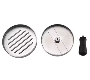 Venta al por mayor directa de fábrica <span class=keywords><strong>a</strong></span> precios bajos: Kit de prensa para hamburguesas de aluminio antiadherente, herramienta para hacer hamburguesas de <span class=keywords><strong>carne</strong></span> y aves. - Product Image 2