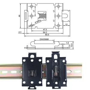 Solid State Relay Miniature Din Rail Mount Low Contact General Purpose Epoxy-Sealed Snap Clip Buckled Buckle Clip-on Din Rail