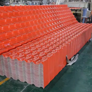 Tôles de toiture en acier galvanisé prépeintes, tôles de toiture en acier galvanisé ondulé coloré - Product Image 6