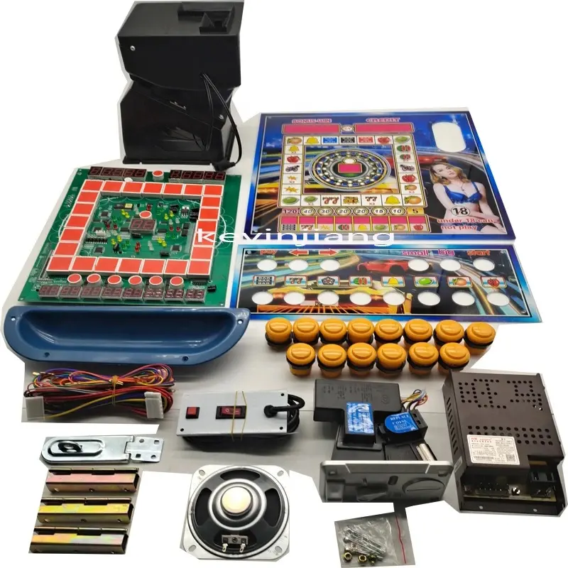 कैसीनो खेल बोर्ड स्लॉट पीसीबी मारियो खेल बोर्ड एक्रिलिक और तारों दोहन के साथ सिक्का संचालित मारियो स्लॉट मशीन किट