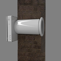 Système HRV de pièce, unité de récupération murale, récupérateur d'air intérieur, ERV HRV, ventilation à récupération de chaleur pour une seule pièce
