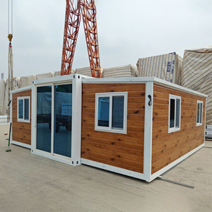 Maison conteneur modulaire préfabriquée pliable en acier galvanisé de 20 pieds de haute qualité, facilement installable pour bureau, chambre ou école - Product Image 1