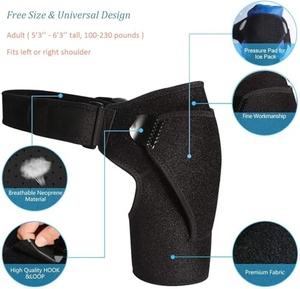 Attelle d'épaule en néoprène réglable pour le sport, avec compression, logo OEM, support protecteur pour blessures - Product Image 4