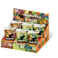 Kit de préparation de thé à bulles Go Convenience sans gluten, à base de plantes, certifié HALAL, pour micro-ondes, 3 saveurs, boules de tapioca, 85g
