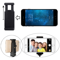 Support de pince pour téléphone portable PC avec accessoires de support rotatif pour caméra d'action Selfie Stick Monopode