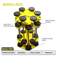 Supports de rangement commerciaux pour salle de sport, vente directe d'usine OKRPO, support fixe pour barres d'haltères
