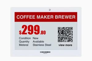 슈퍼마켓 제품 전자 선반 라벨 ESL 디지털 선반 라벨 디지털 가격 태그 전자 가격 태그 준비 재고 - Product Image 6