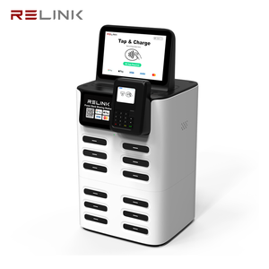Station de recharge de batteries partagées à 12 emplacements avec paiement par point de vente |   Solution de location intelligente pour les entreprises de recharge de téléphones - Product Image 2