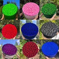 Rangkaian Bunga Mawar Awet Yunnan Kunming Dounan, Kemasan Ember Hadiah Kreatif Kelas Atas, Produk Laris Perdagangan Lintas Negara, Pernikahan, Ulang Tahun
