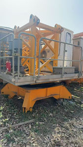 QTZ80 panjang lengan 60 Meter, Derek menara datar 6 Ton konversi frekuensi Model inti Motor bantalan Gearbox diskon besar - Product Image 3