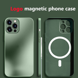 เคสชาร์จโทรศัพท์แบบแม่เหล็กไร้สายสำหรับ Apple <span class=keywords><strong>iPhone</strong></span> 15 14 13 12 <span class=keywords><strong>11</strong></span> <span class=keywords><strong>PROMAX</strong></span> กระจกของแท้พร้อมฟิล์มเลนส์ AG เคลือบมือถือ - Product Image 3