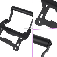 TECO BM-W C400GT Motorrad-Handyhalterung Edelstahl Schwarz Navigationshalterung 22mm Lenker Modisches Zubehör