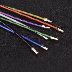 Porte-clés multifonctionnels en PVC arc-en-ciel avec fil d'acier, grands accessoires de bricolage pour l'artisanat - Product Image 5