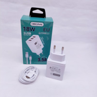 Chargeur universel pour téléphone portable électrique 3 ports USB 5V/3A 12W à charge rapide avec protection OTP/OVP pour écouteurs et téléphones portables - Vente en gros