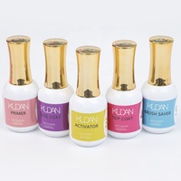 Système de poudre liquide KUDAN, base, activateur, couche de finition, sans lampe UV, non toxique, OEM ODM, vente en gros, certifié ISO22716 CPNP HALAL