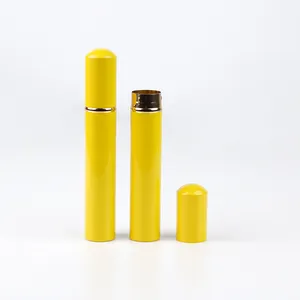 Wholesale custom Cigar Accessories single screw cap travel portable Aluminum cigar tube