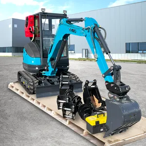 Preiswerter Minibagger EPA Kubota Motor 3,5 Tonnen 2,5 Tonnen Bagger 1 Tonnen Raupenbagger Landwirtschaftlicher gebrauchter Minibagger zu verkaufen