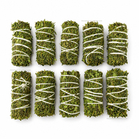 Bâtonnet de Verveine Citronnée Séchée Artisanale pour Rituels, Vert, Thérapeutique, 10cm 15g, Méditation/Nettoyage/Boutique