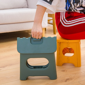 Portable Plastic Folding <b>Stool</b> Square 26cmx20cmx20cm Foldable Outdoor Garden Chair - Product Image 3