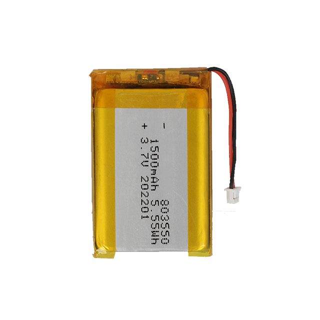 Large Capacity 3.7V 1500mAh Rechargeable Lithium Battery Cell 803550 35*50MM Size for Portable Devices