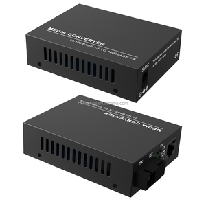 Convertidor de Medios FTTH de 25KM, Transceptor de Fibra Óptica 10/100Base-TX a 1000Base-FX, SC RJ45 1310nm SMF - Product Image 1