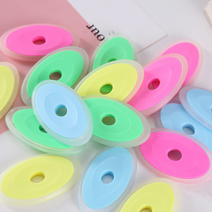 Stylo gomme effaçable Moyi, gomme ovale en silicone sensible à la chaleur pour stylos gel, élèves du primaire, couleurs mélangées aléatoirement - Product Image 2