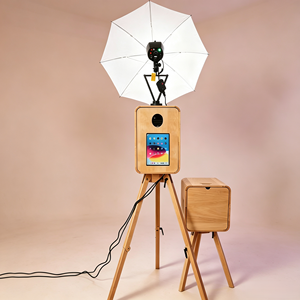 Cabina de Fotos Portátil Xingruijia de Madera Sólida Ligera con Pantalla Táctil e Impresión Autoservicio para DSLR/Cámara/iPad USB/Wi-Fi - Product Image 5