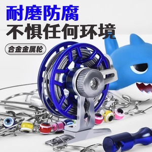 Giant Fin King Fishing <b>Clip</b> Swivel Snap <b>Hook</b> Stainless Steel Freshwater Fishing Gear Blue Color - Product Image 5