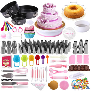 OEM 1 Piece <b>Set</b> Eco-Friendly Fondant Cake Decorating Supplies Kit with Plastic Molds Microwave Safe - Product Image 1