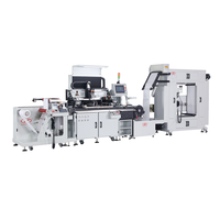 Nouvelle machine d'impression sérigraphique automatique multicolore à rouleaux haute vitesse pour l'impression d'étiquettes et de papier avec lit plat