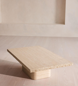 घर के लिए आधुनिक लिविंग रूम फर्नीचर कॉफी टेबल यात्री पत्थर - Product Image 4