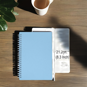 Journal à reliure spirale A5 personnalisé avec impression d'art Papier kraft à couverture rigide pour planifier l'organisation de l'agenda des cadeaux Disponible en tailles A4 A6 - Product Image 3