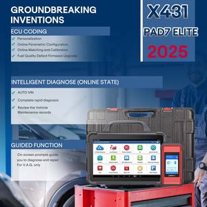 جهاز تشخيص السيارات Launch X431 PAD VII Elite PAD 7 مع وحدة تحكم ذكية Smartlink <span class=keywords><strong>C</strong></span> يدعم البرمجة والترميز عبر الإنترنت - Product Image 3