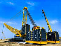 Grue sur chenilles Xlc18000m 350t de grande capacité avec une capacité de levage maximale de 1300t