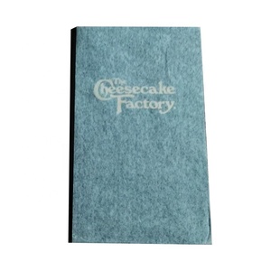 Portaconto Personalizzato in Pelle PU Nera con Copertina Piatta per Caffetterie e Bar di Yimi - Product Image 1