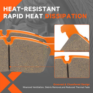 Kaluj Auto Parts Sistema de frenos de coche Juego de pastillas de freno delanteras de cerámica D1455 68052-370AA para Jeep Grand Cherokee Dodge <span class=keywords><strong>Durango</strong></span> - Product Image 6