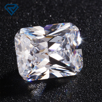 Vente directe usine – Moissanite taille octogonale D-VVS1 de 0,5 à 10 carats, diamant en vrac avec certificat GRA, moissanite blanche taille princesse octogonale