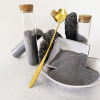 Abrasif de sablage de granit grain 120, carbure de silicium noir pour la sculpture sur pierre