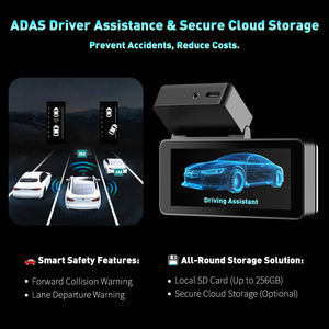 Caméra embarquée 4G double objectif ADAS GPS avant/arrière avec plateforme de gestion de flotte WIFI, surveillance en direct et suivi pour camions, taxis et voitures - Product Image 5