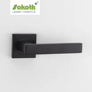 Kak — poignée de porte en aluminium de haute qualité, poignées complètes et modernes pour porte d'intérieur