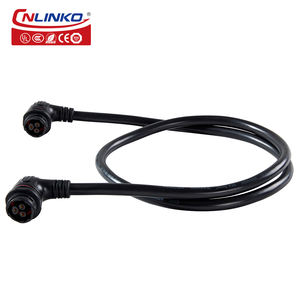 Cnlinko YM 20 3 pinos Overmolded plástico e fio Circular IP68 impermeável conector - Product Image 4