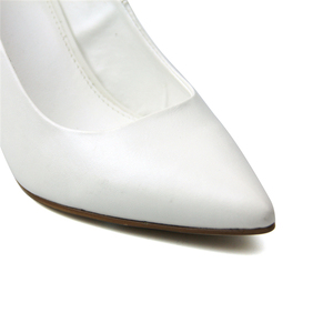 Nuovo Design bianco tacco alto punta a punta discoteca Sexy Stiletto pompe da <span class=keywords><strong>donna</strong></span> tacchi sottili abito tinta unita scarpe da <span class=keywords><strong>donna</strong></span> - Product Image 2