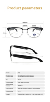 Lunettes de traduction en temps réel, lunettes intelligentes pour écouter de la musique et passer des appels, lunettes de soleil d'usine, lunettes de soleil AI